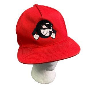 Official Tissue Snapback Hat Red Embroidered One Size